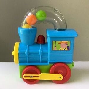 Push Along Toy Train Locomotive Colorful Moving Balls Go Around Toddlers FunTime